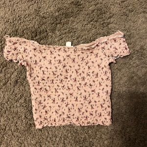 Off the shoulder shirt from Garage